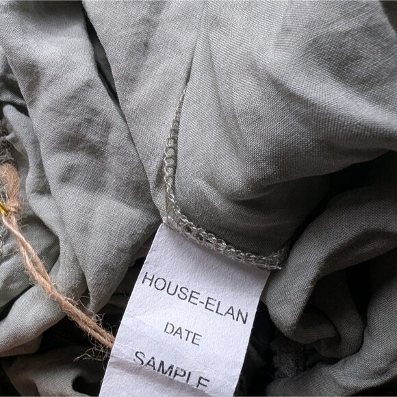 Elan Romper Green Elastic Waist Lightweight Size Small - Picture 7 of 8